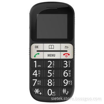 Senior phone with SOS emergency button, FM radio & MP3/MP4 player and big keypad for easy using